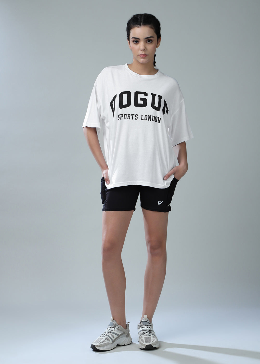 Loose Fit Luxury Tee White