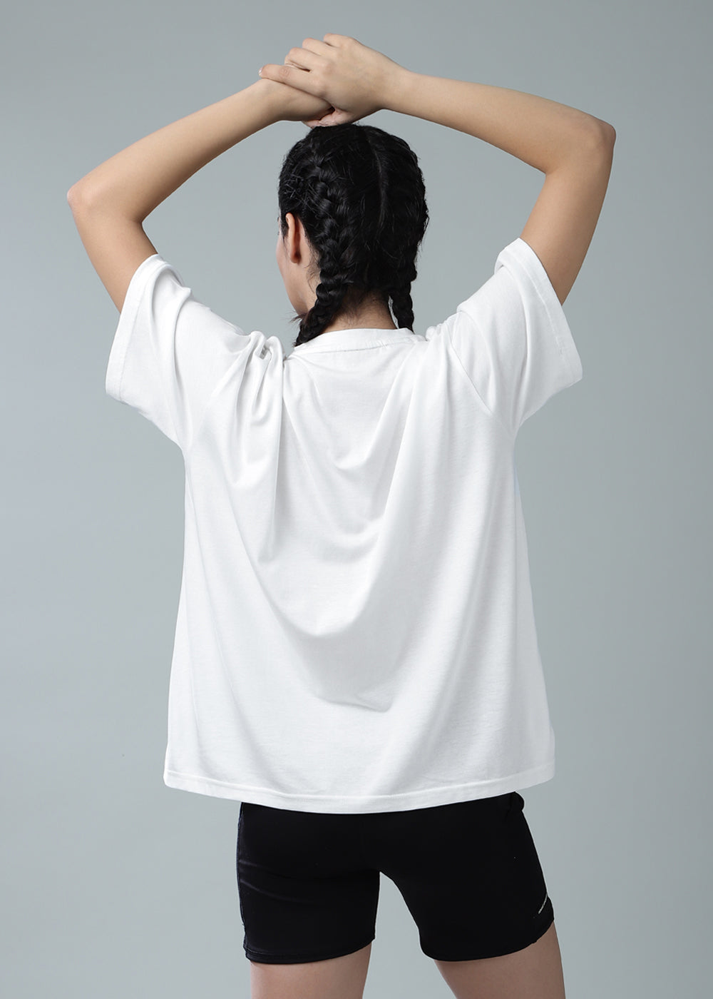 Loose Fit Luxury Tee White
