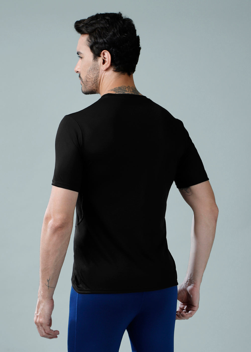 Half Sleeve Tee Black