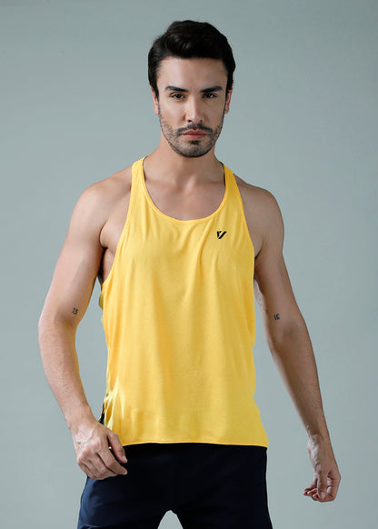 Racer Back Vest Yellow