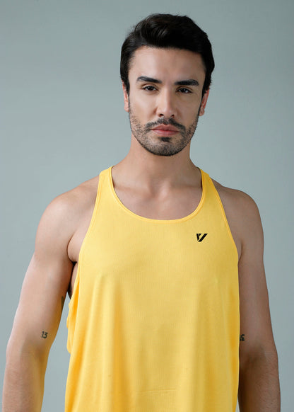 Racer Back Vest Yellow