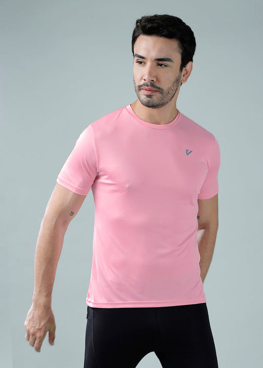 Half Sleeve Tee Pink