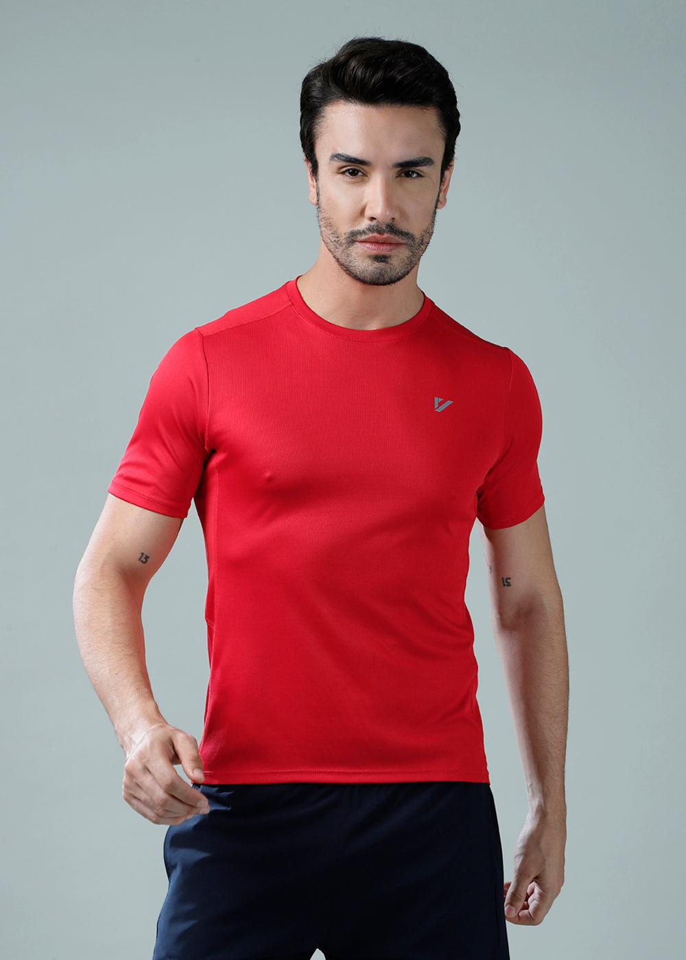 Half Sleeve Tee Red