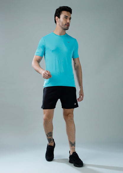 Half Sleeve Tee Turquoise