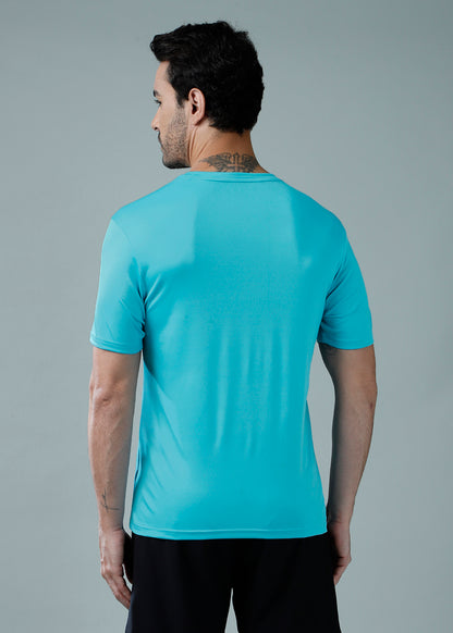 Half Sleeve Tee Turquoise