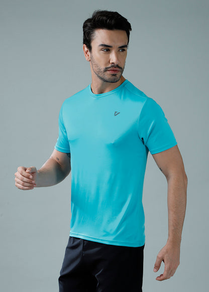 Half Sleeve Tee Turquoise