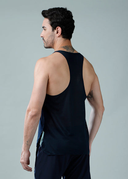 Racer Back Vest Navy