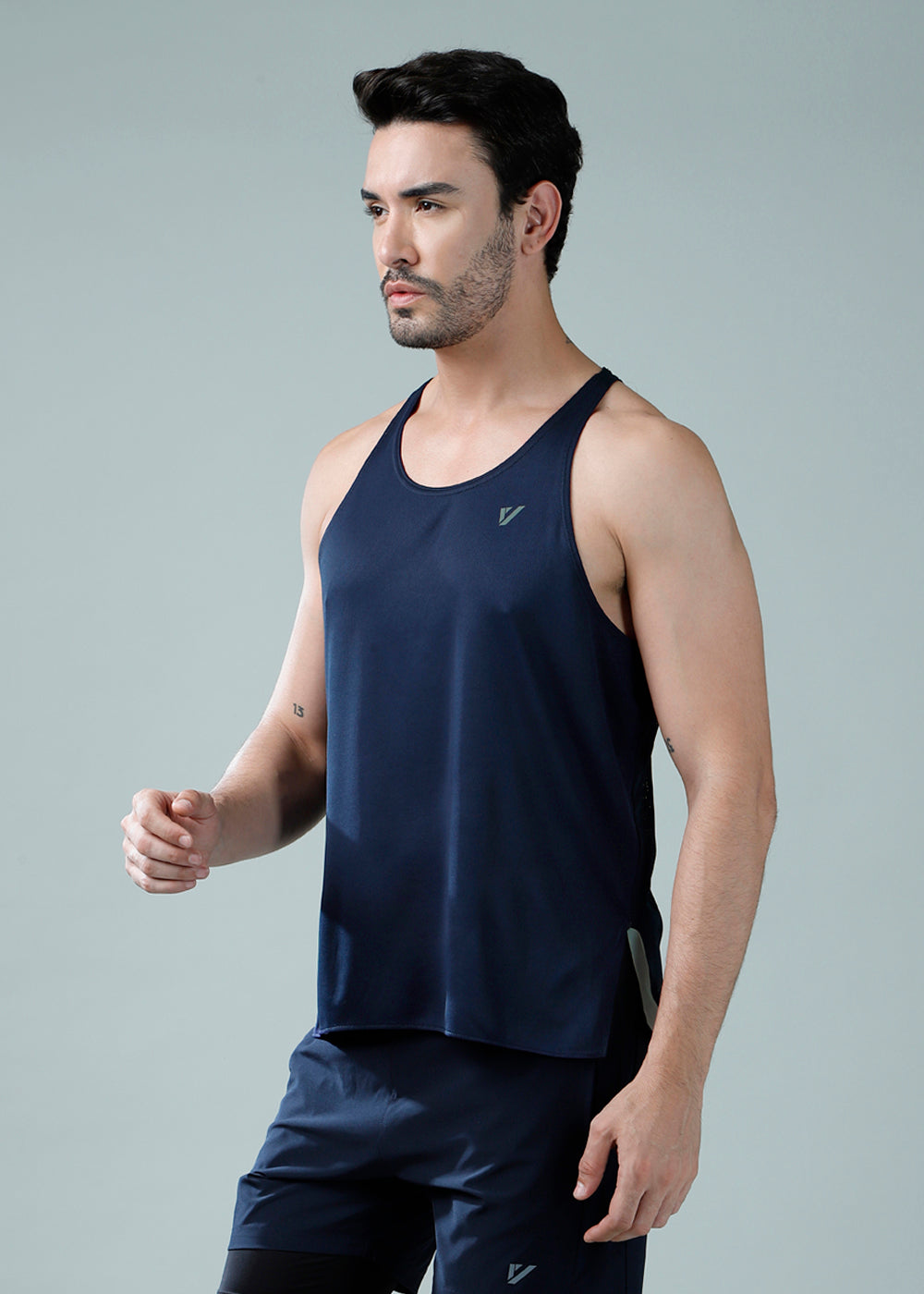 Racer Back Vest Navy