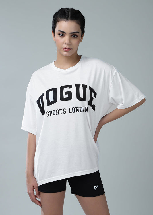 Loose Fit Luxury Tee White