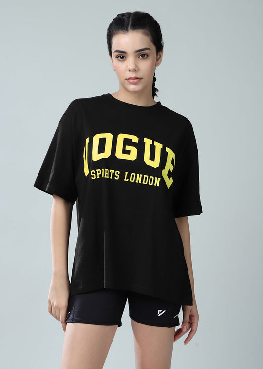 Loose Fit Luxury Tee Black