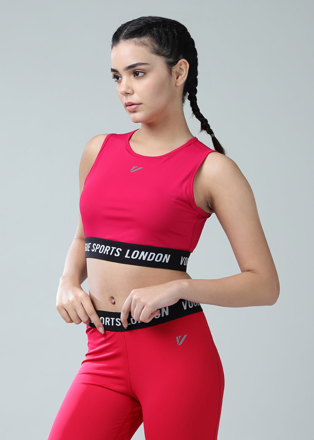 BrandBoost Crop Top Red