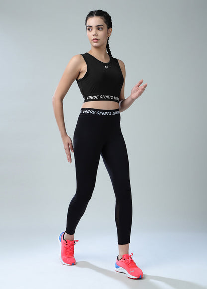 BrandBoost Crop Top Black