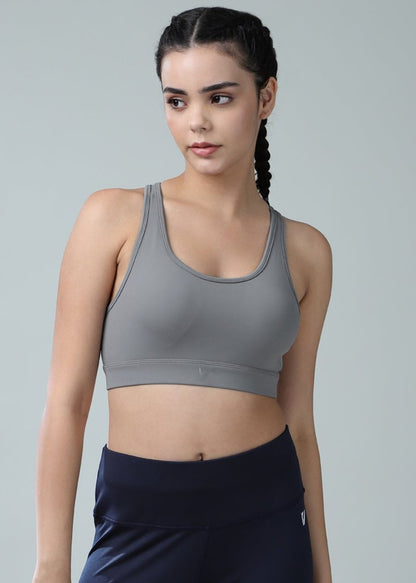 Active Premium Sports Bra Grey