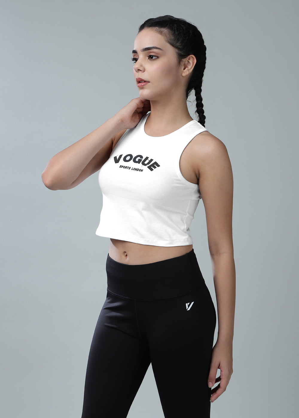 Breeze crop Top White