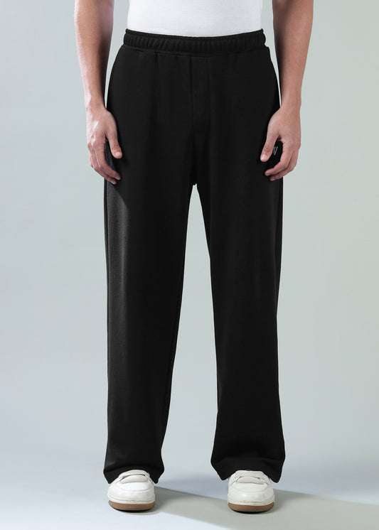 Loose Fit Track Pants Black
