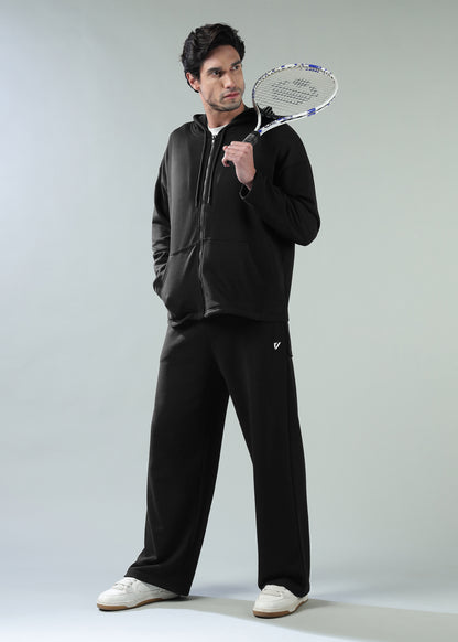 Loose Fit Track Pants Black