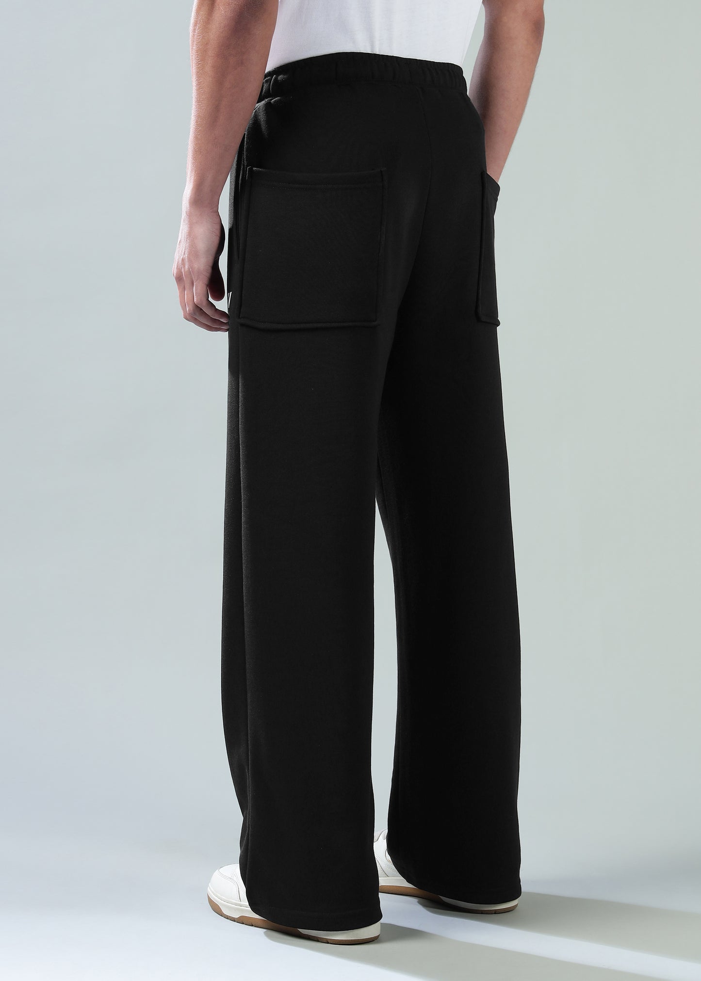 Loose Fit Track Pants Black